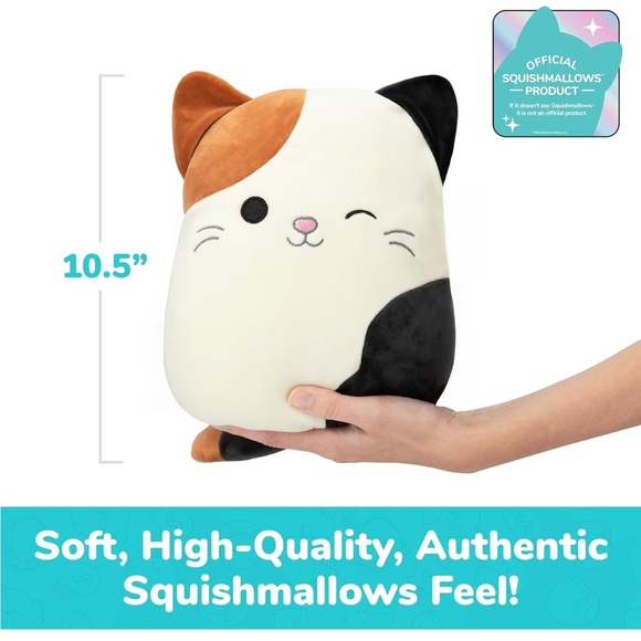 Squishmallows CAM Cat Heating Pad Plush Happy Helpers 10.5” Microwavable NWOT - Picture 4 of 11